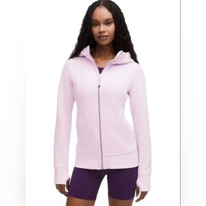 LULULEMON Scuba Organza Pink Jacket Size 14 Women's Zip-Up Hoodie